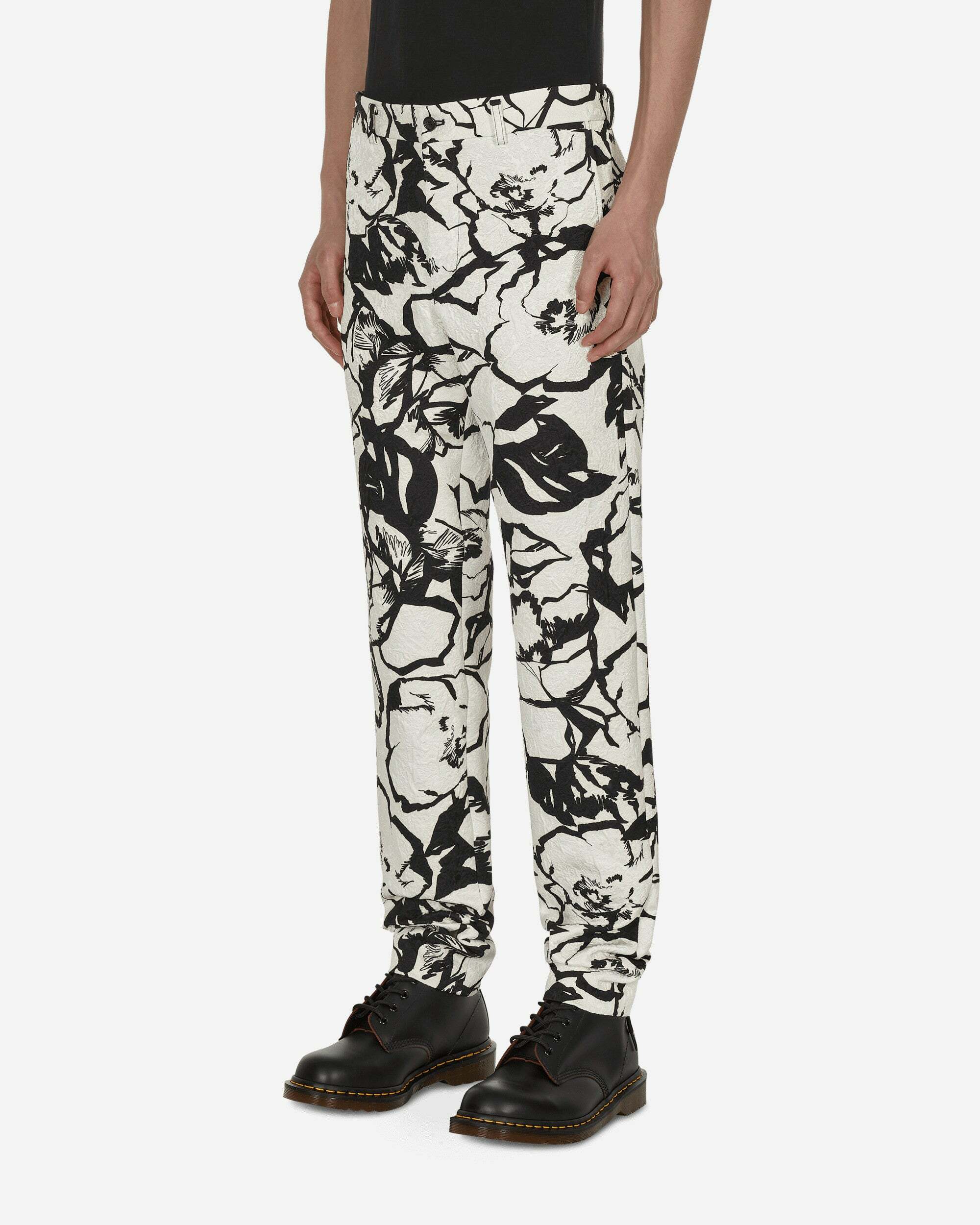 Floral Trousers Comme des Garcons Homme Plus