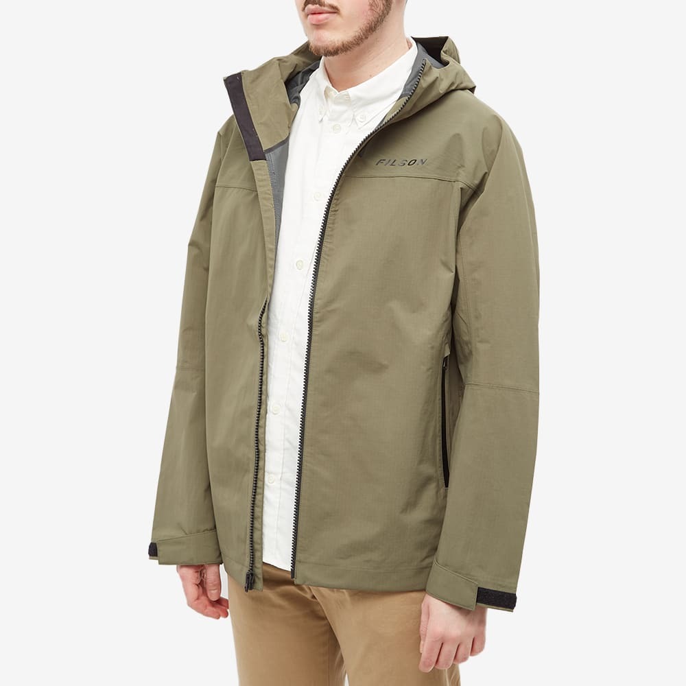 Filson Men's Swiftwater Rain Jacket in Service Green Filson