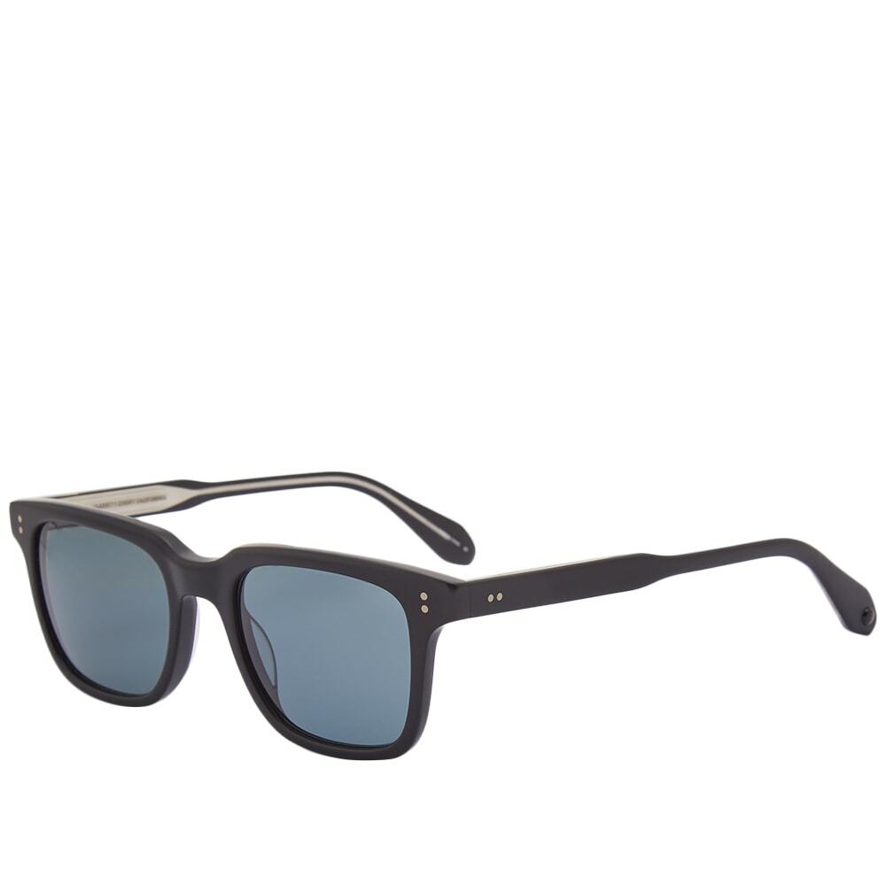 Garrett Leight Palladium Sunglasses in Matte Black/Blue Smoke Garrett ...