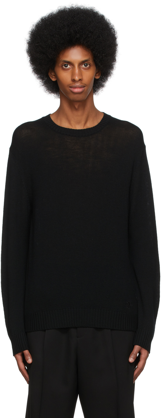 Jil Sander Black Wool Sweater Jil Sander