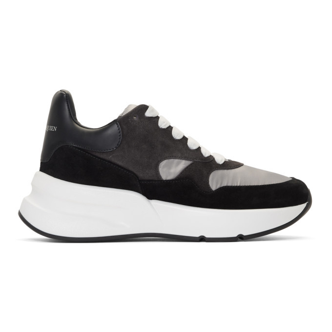 alexander mcqueen oversized runner black