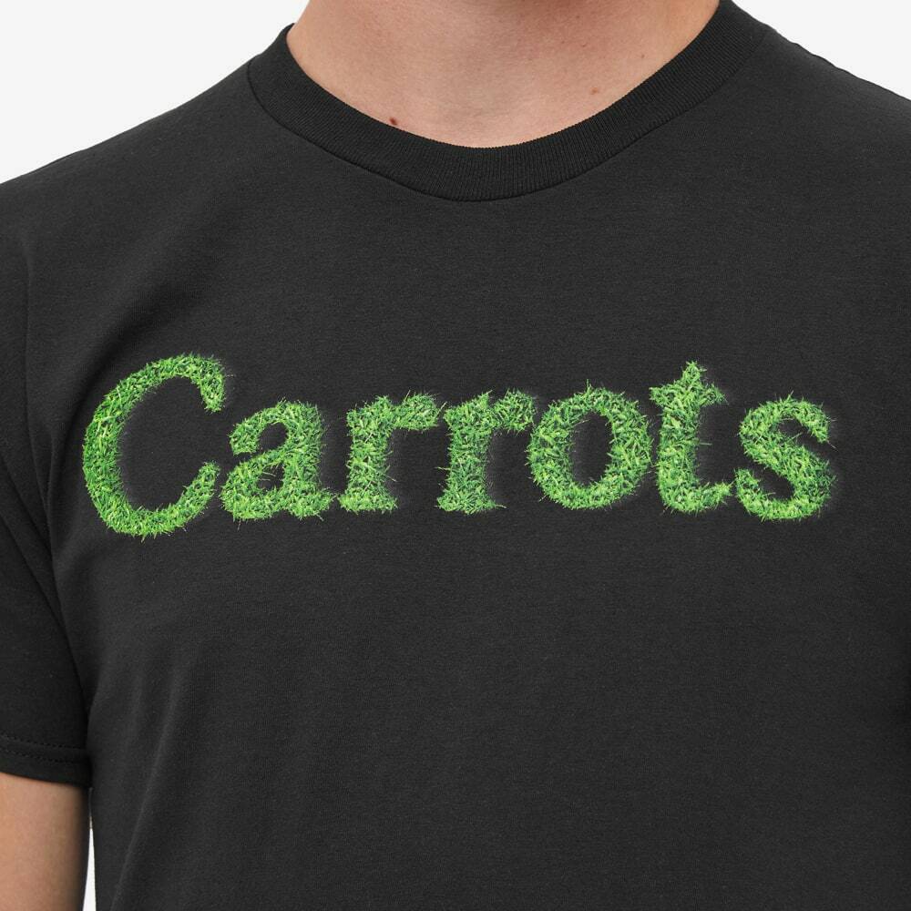 Carrots by Anwar Carrots Men's Grass Wordmark TShirt in Black Carrots
