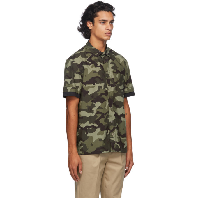 Neil Barrett Black Camo Shirt Neil Barrett
