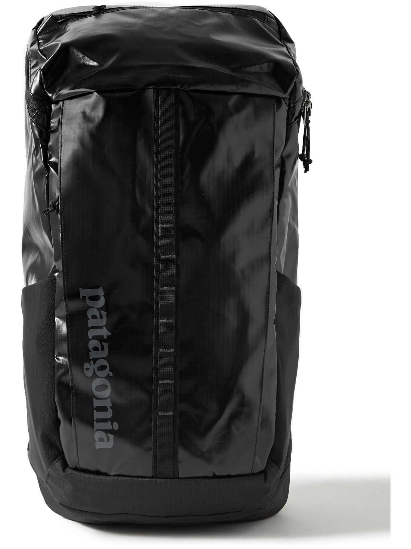 Patagonia - Black Hole Logo-Print Recycled Coated-Ripstop Backpack ...