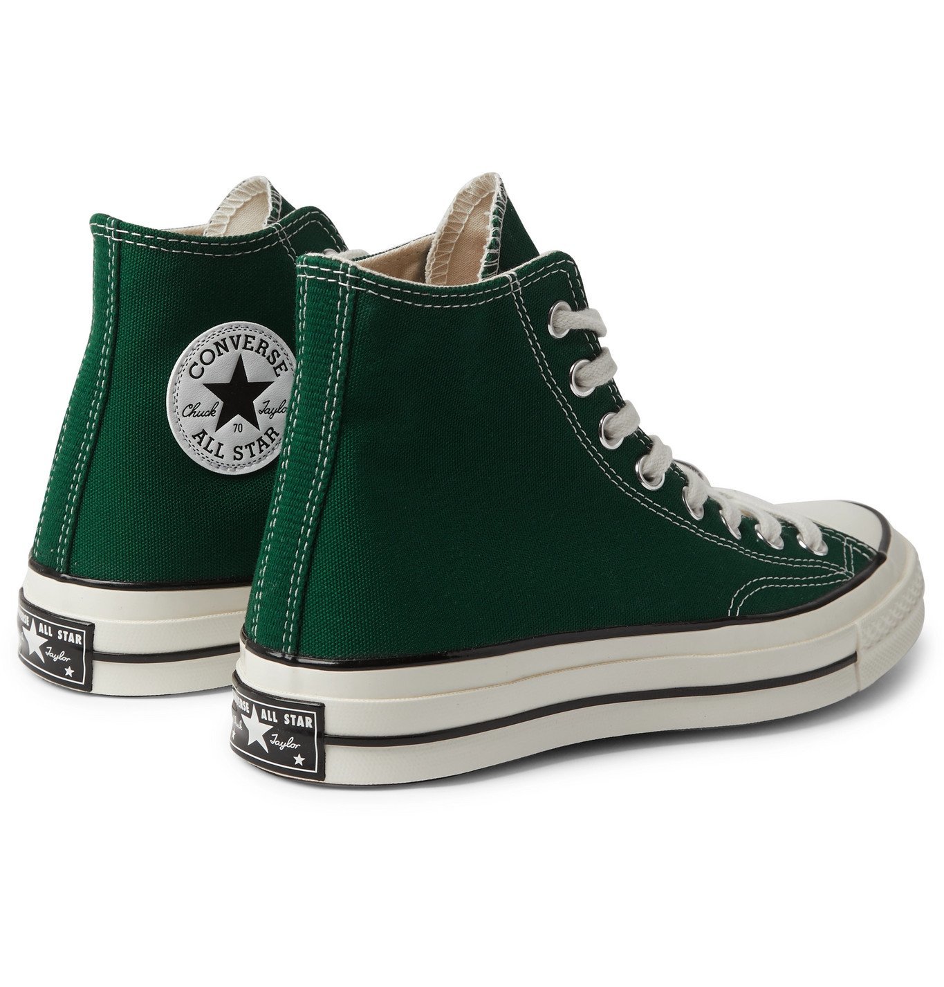 Converse - Chuck 70 Canvas High-Top Sneakers - Green Converse