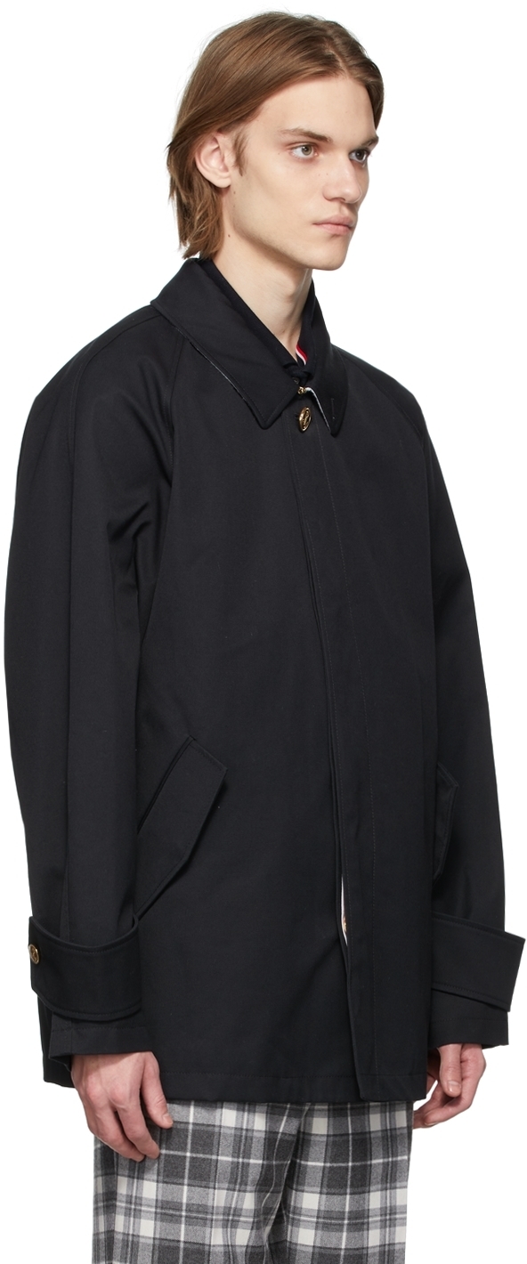 Thom Browne Navy Driver Jacket Thom Browne