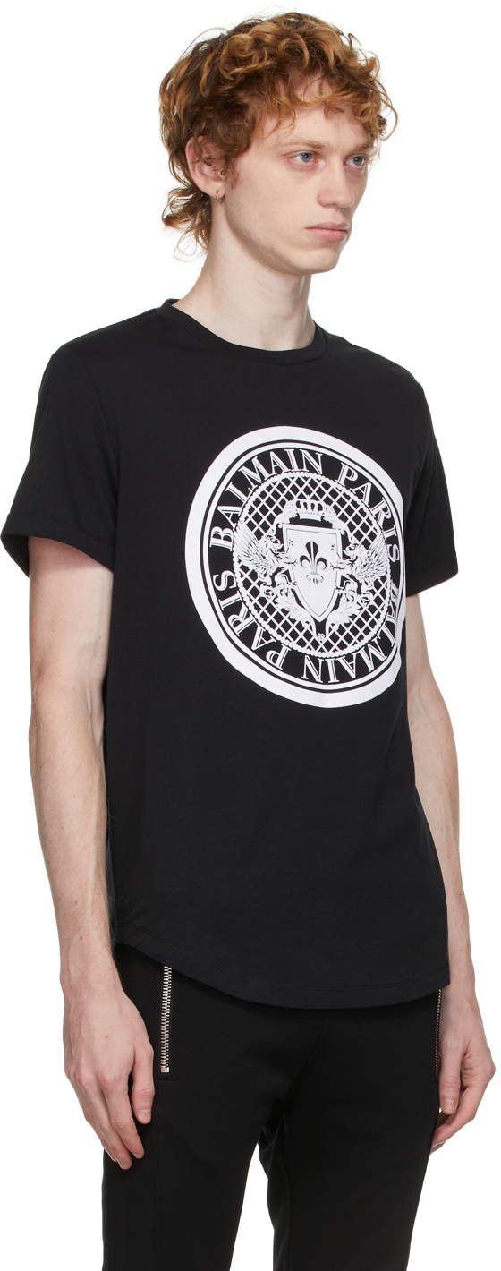 balmain coin t shirt