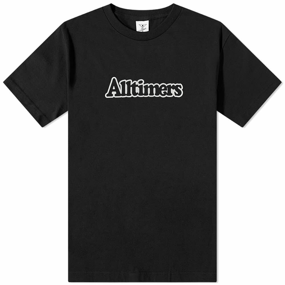 Alltimers Men's Broadway Puffy Logo T-Shirt in Black Alltimers