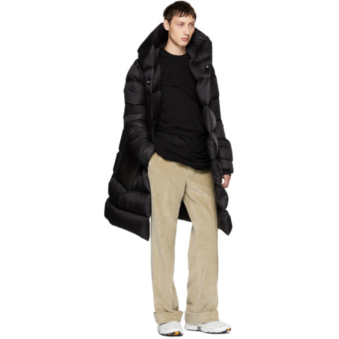 rick owens hooded down jacket