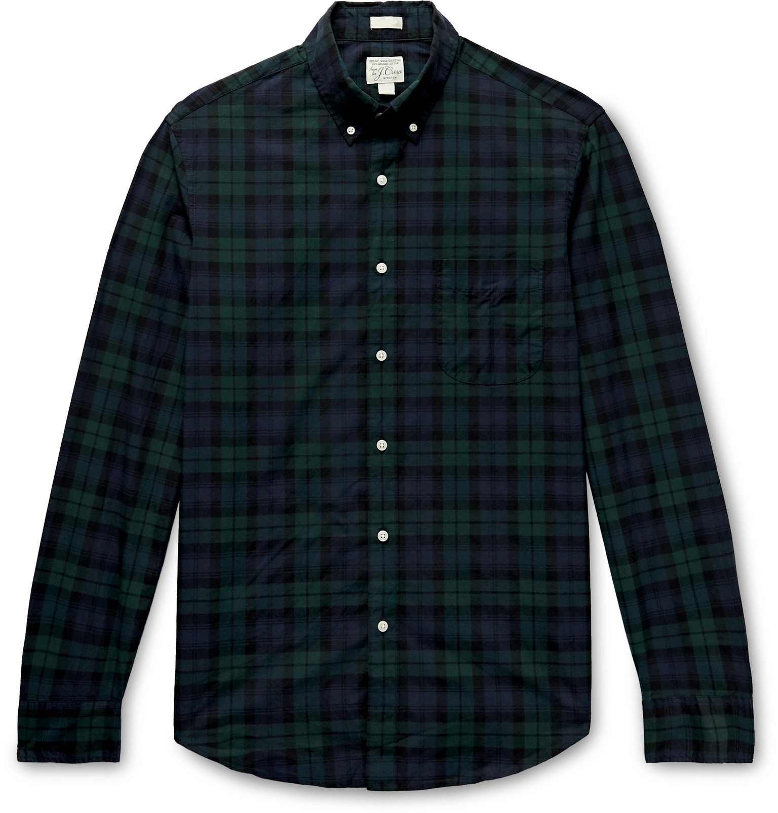 Secret Wash Slim-Fit Button-Down Collar 