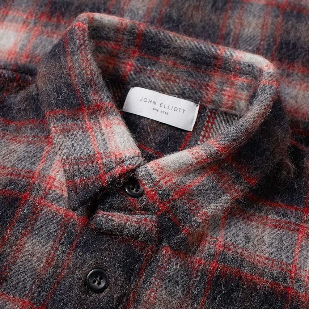 John Elliott Wool Flannel Check Overshirt John Elliott