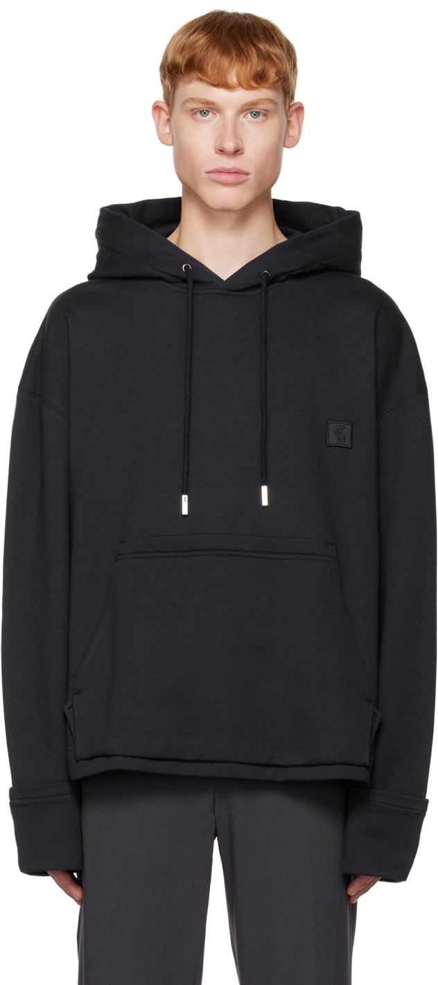 Wooyoungmi Navy Patch Hoodie Wooyoungmi