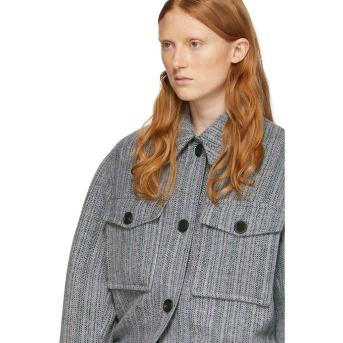 Isabel Marant Etoile Grey Wool Garvey Coat