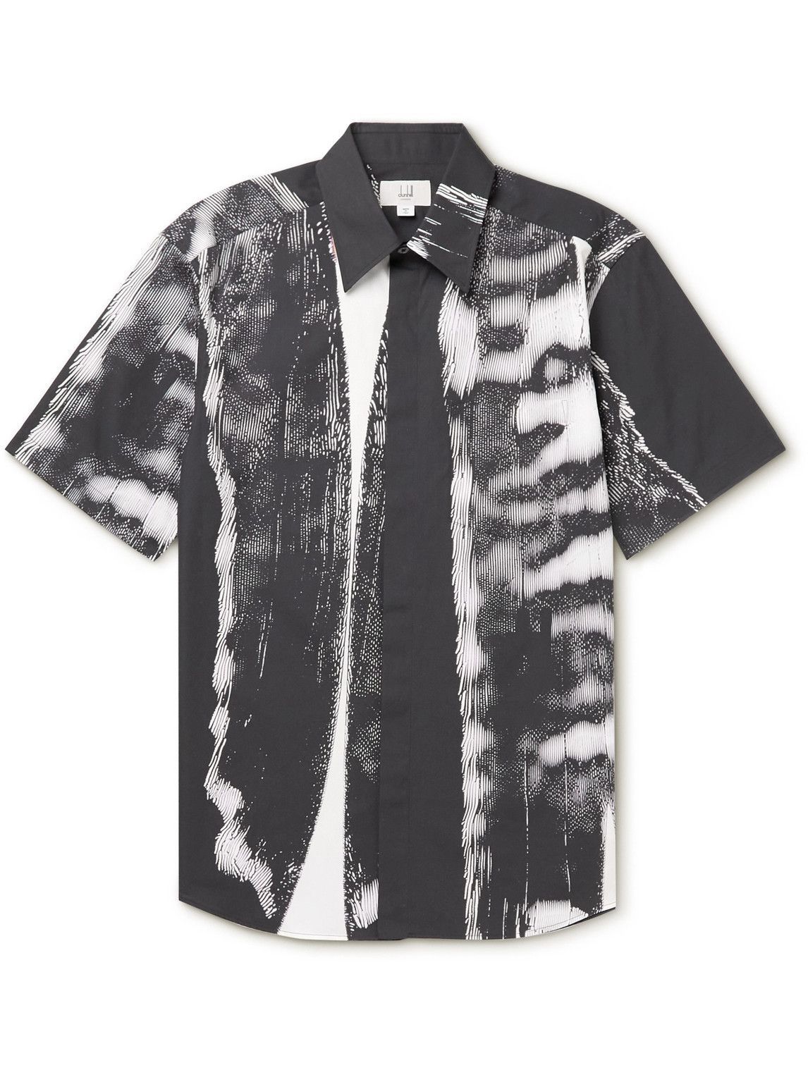 Dunhill - Printed Cotton-Poplin Shirt - Black Dunhill