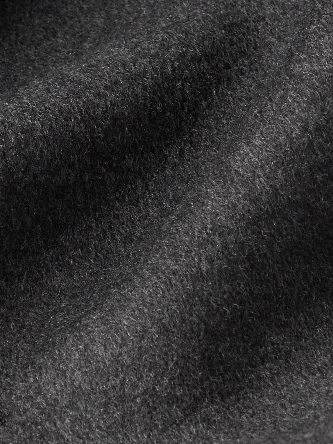 Fendi - Montgomery Reversible Logo-Print Wool-Blend Coat - Black Fendi