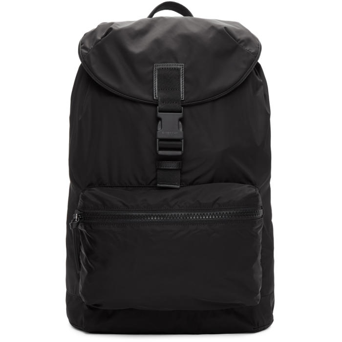 Givenchy Black Nylon Stars and Tape Obsedia Backpack Givenchy