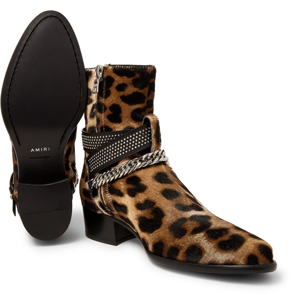 amiri leopard boots