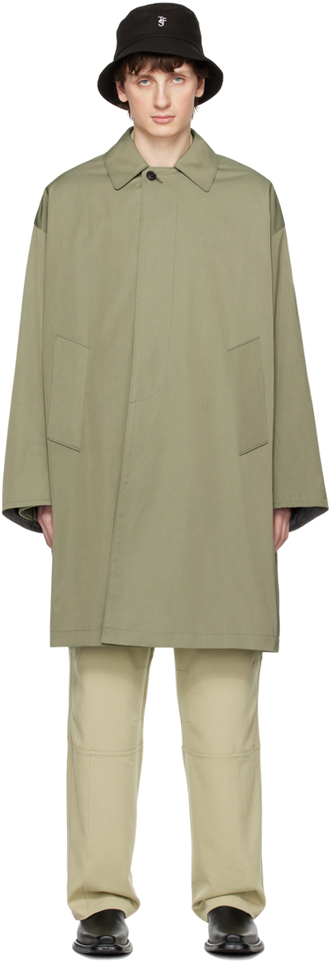 The Frankie Shop Green Peter Trench Coat The Frankie Shop The Frankie Shop Green Peter Trench Coat The Frankie Shop