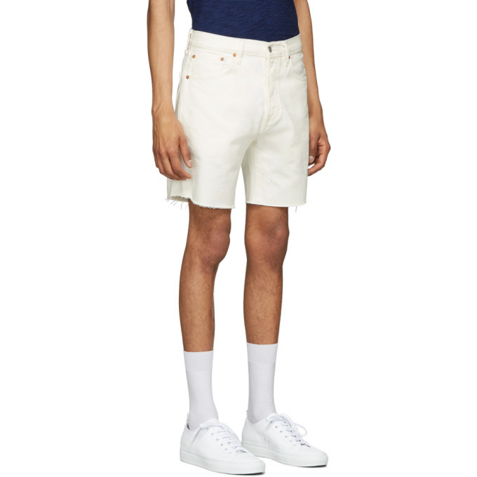 levis 501 white shorts