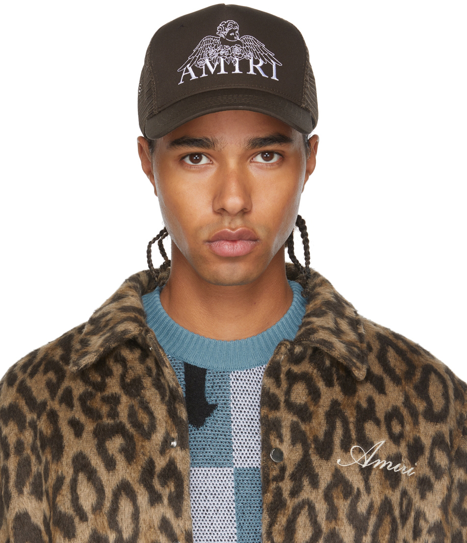 brown amiri hat