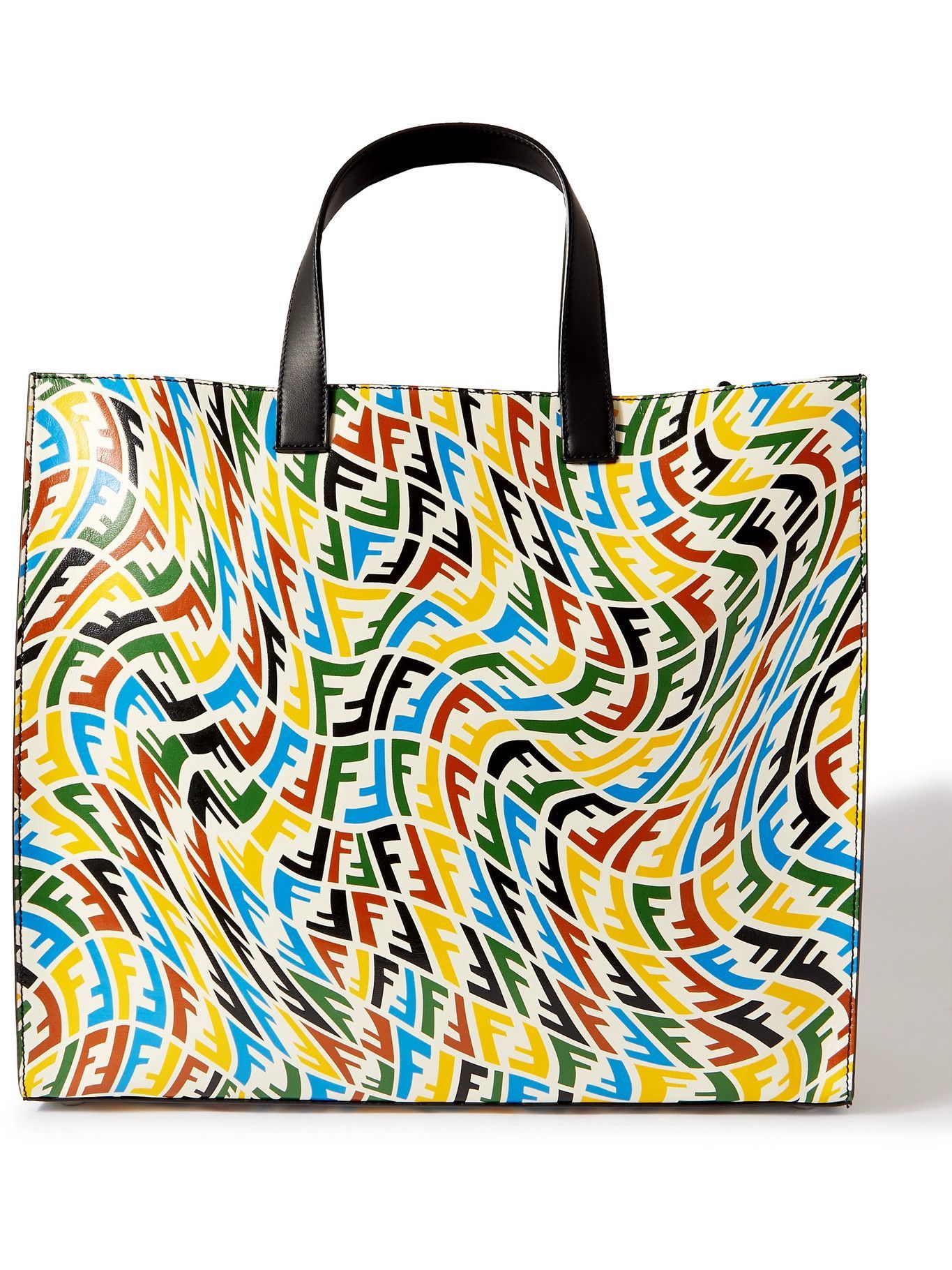 fendi logo tote bag