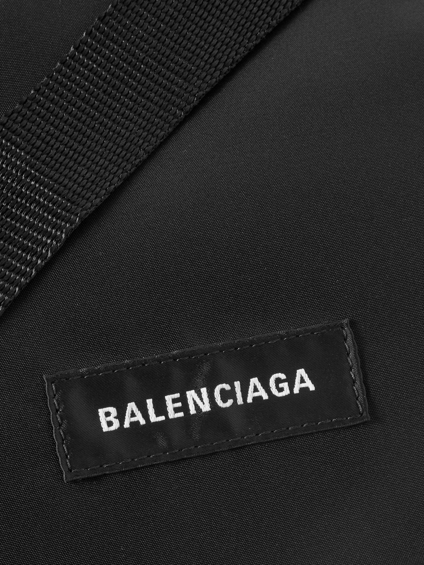 Balenciaga - Oversized Logo-Appliquéd Nylon Messenger Bag Balenciaga