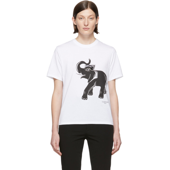 lanvin elephant t shirt