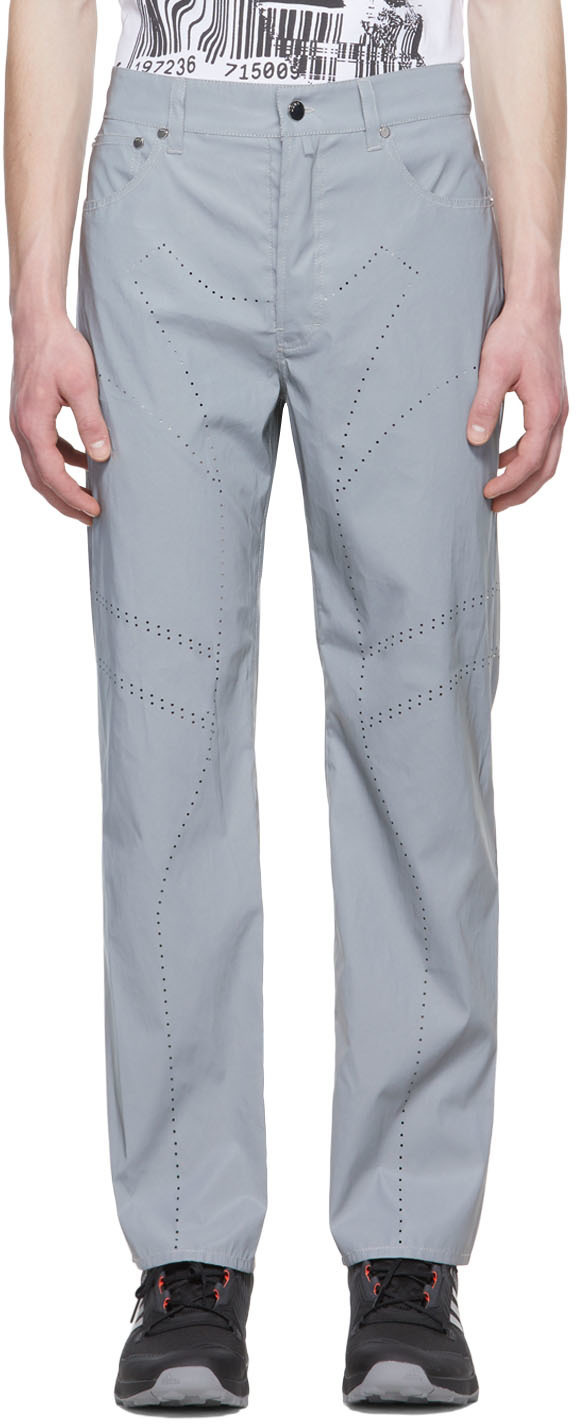 Photo: 032c Silver Polyester Trousers