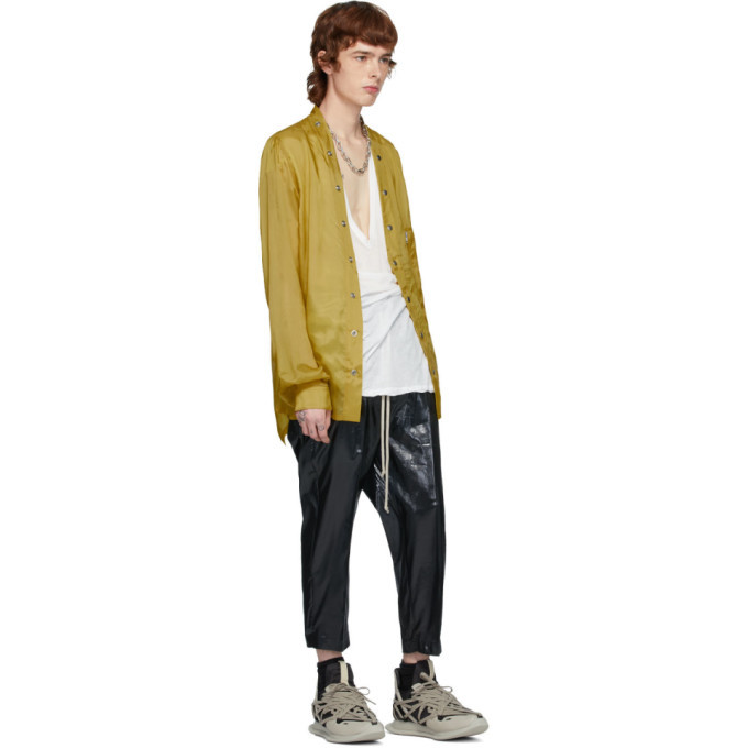 Rick Owens Black Cropped Astaire Trousers Rick Owens