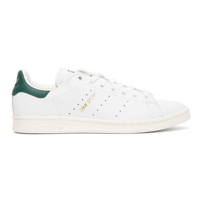 white & green stan smith sneakers