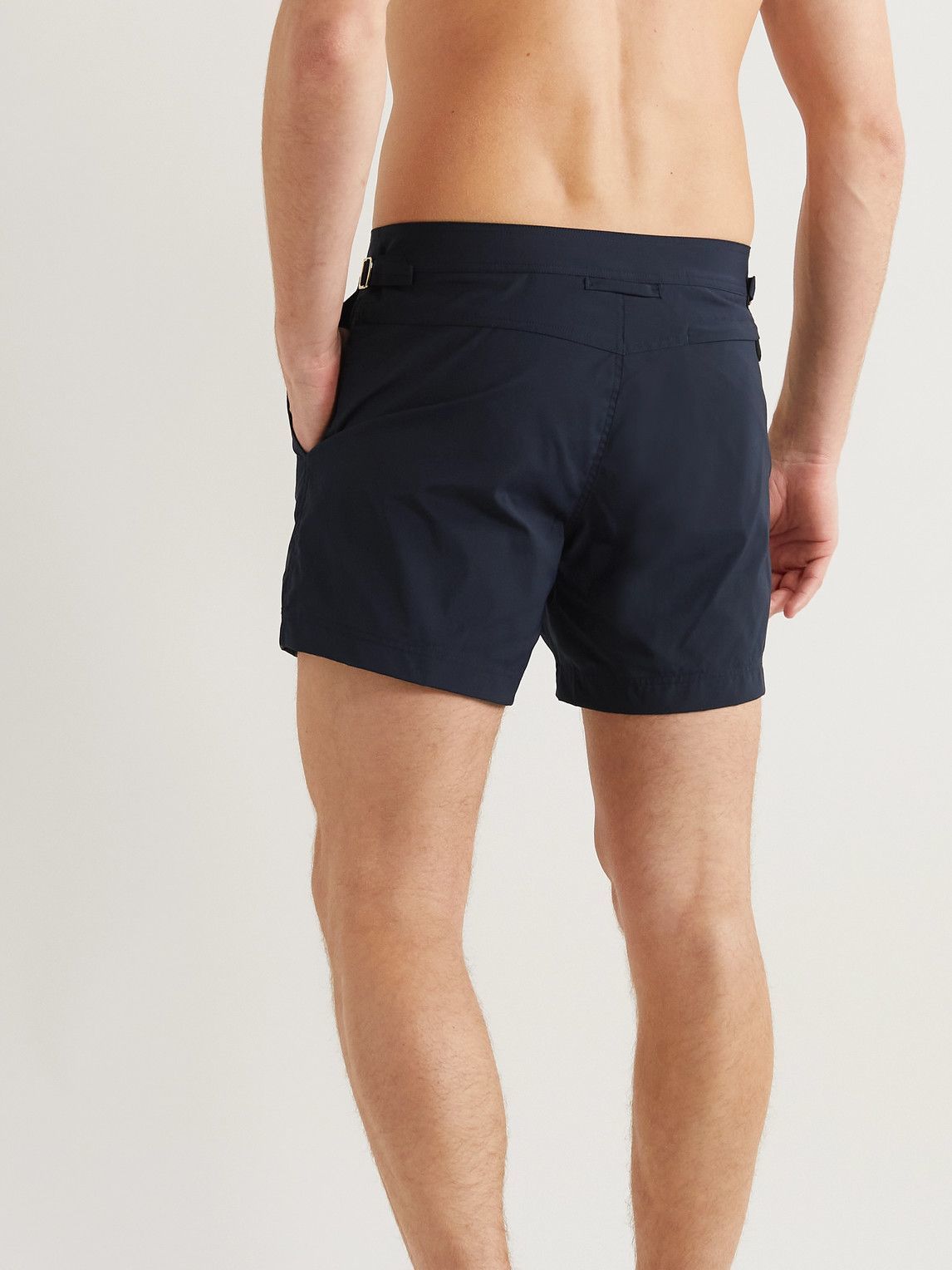 TOM FORD - Slim-Fit Short-Length Swim Shorts - Blue TOM FORD