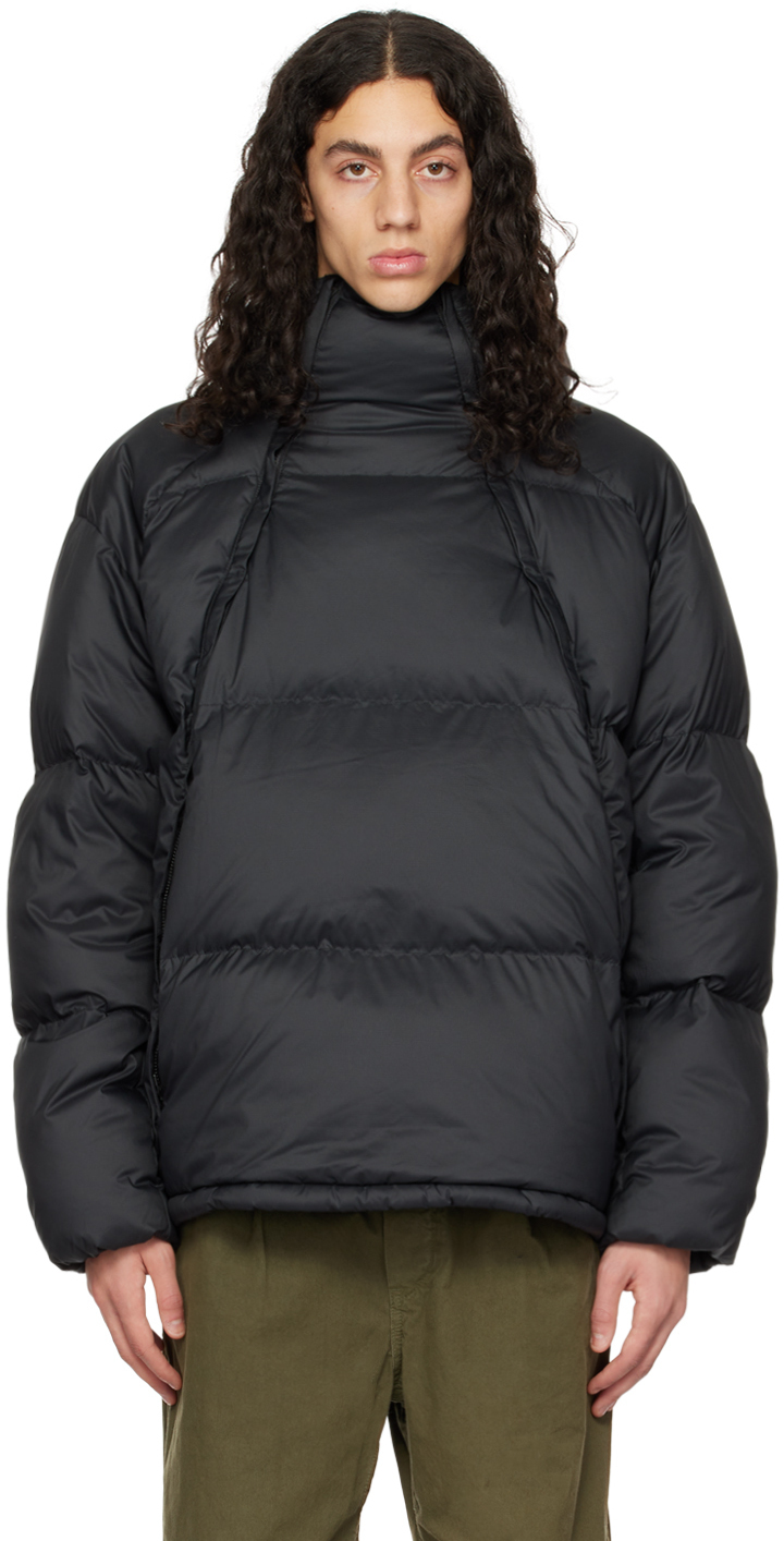 Snow Peak Black Pullover Down Jacket Snow Peak