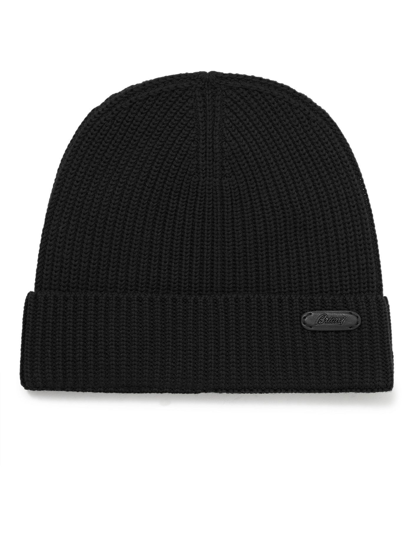 Logo-Appliquéd Ribbed Wool Beanie 