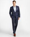 Brooks Brothers Men's Flex Regent-Fit Wool Trousers | Blue