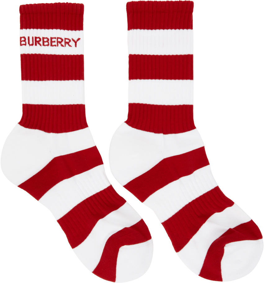 red burberry socks