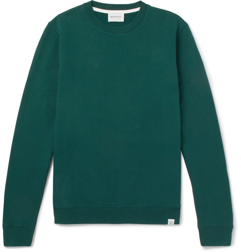 Norse Projects - Vagn Fleece-Back Cotton-Jersey Sweatshirt - Men ...