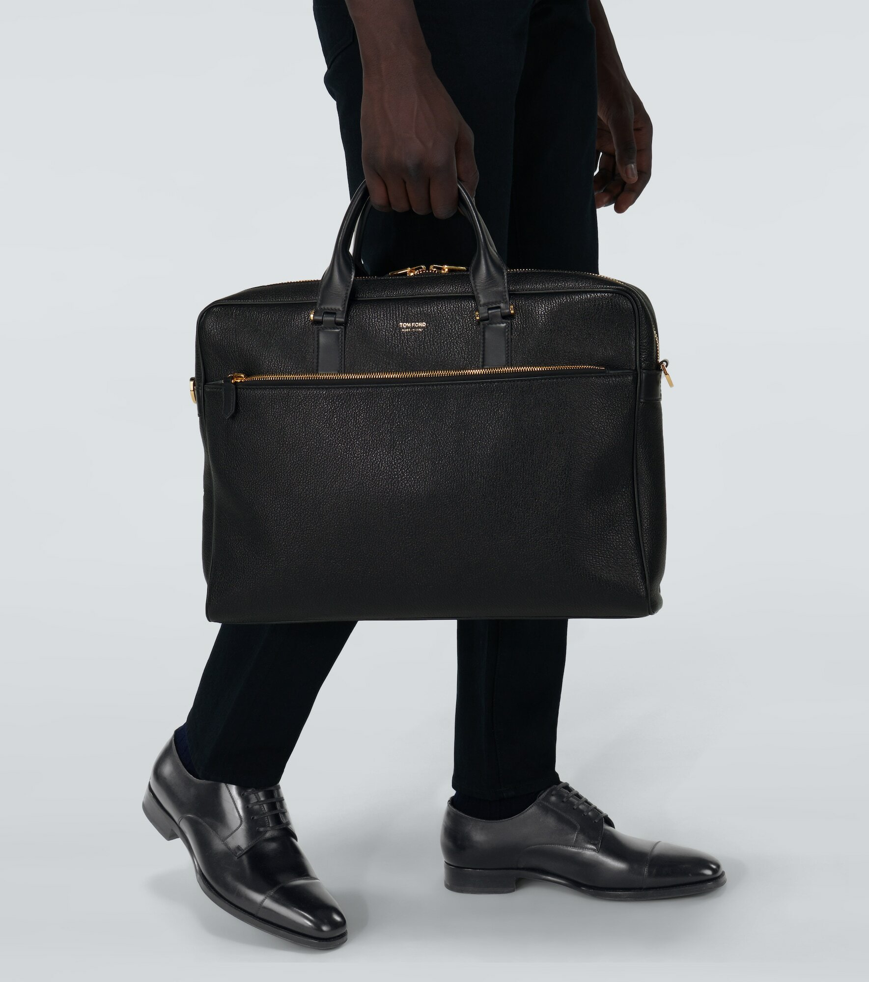 Tom Ford - Grained leather briefcase TOM FORD