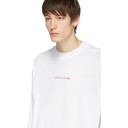 1017 Alyx 9SM White Logo Long Sleeve T-Shirt