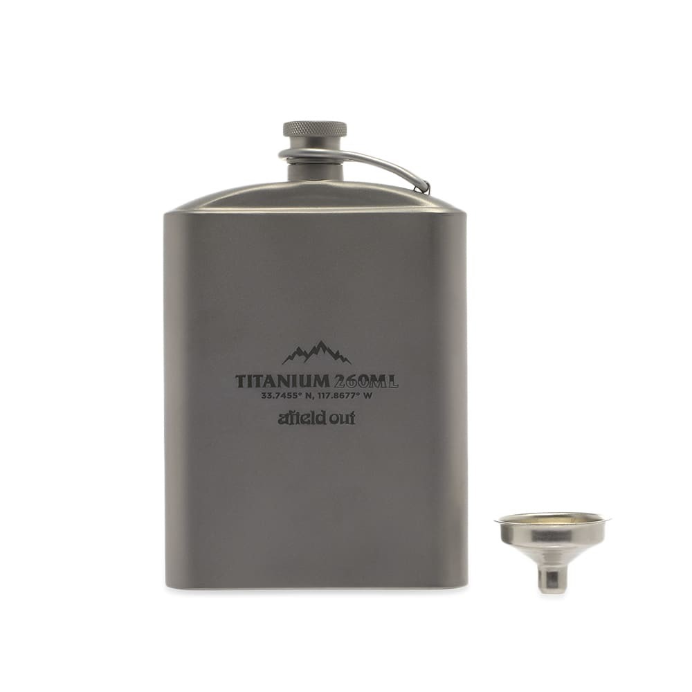 Ti Artisan Titan Flachmann 170ml - Ultraleicht Mit Trichter Für Outdoor & Camping