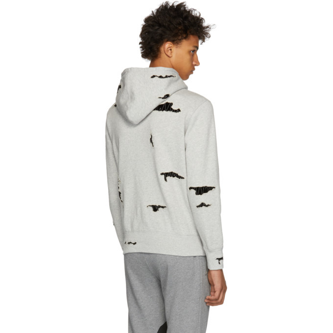 Alexander mcqueen grey hoodie Clearance