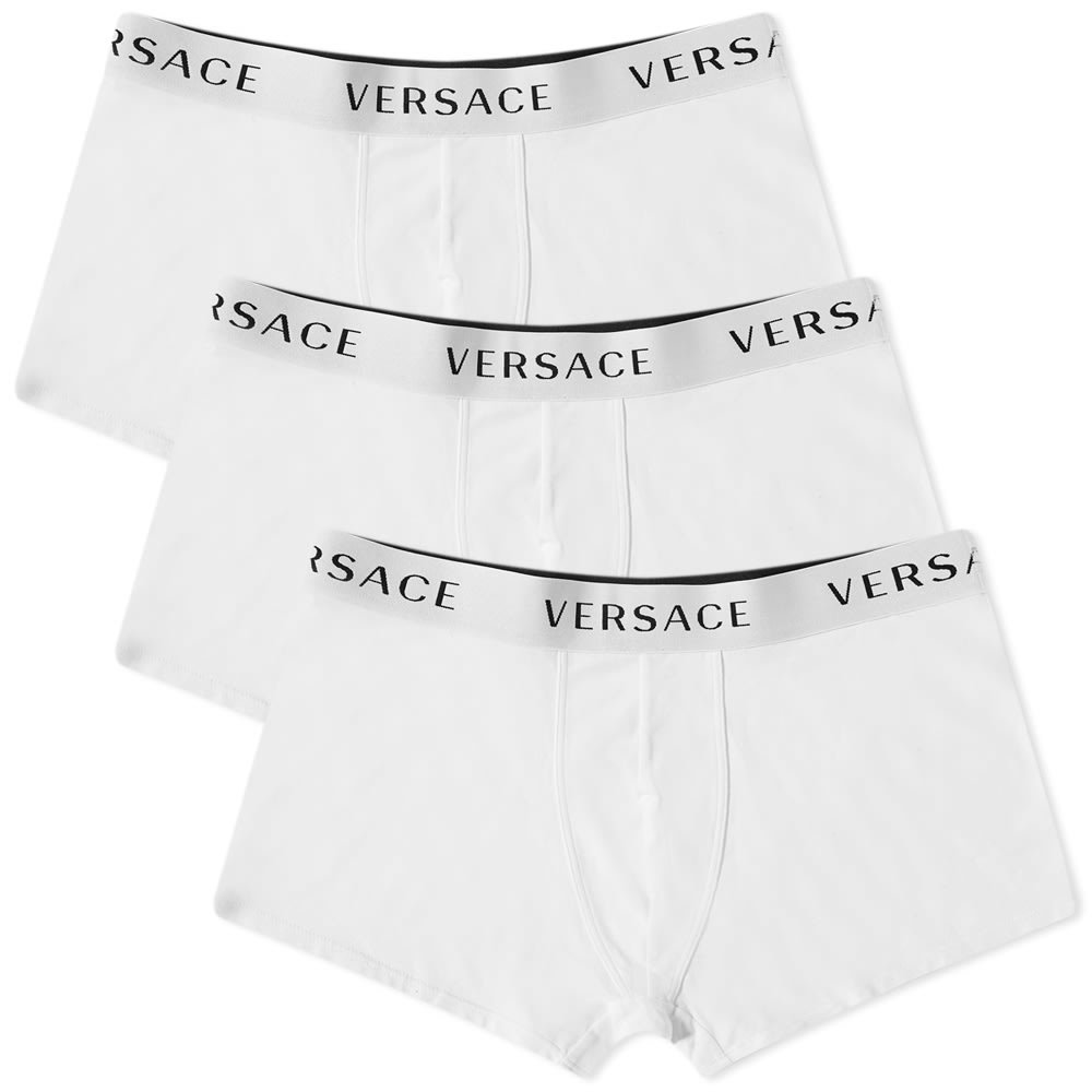 Versace Logo Waistband Boxer Trunk - 3 Pack Versace