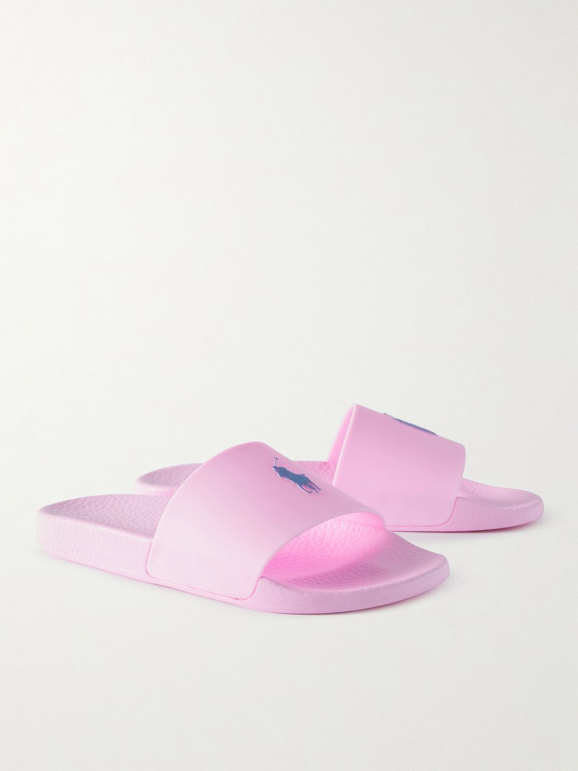 Polo Ralph Lauren - Logo-Debossed Rubber Slides - Pink