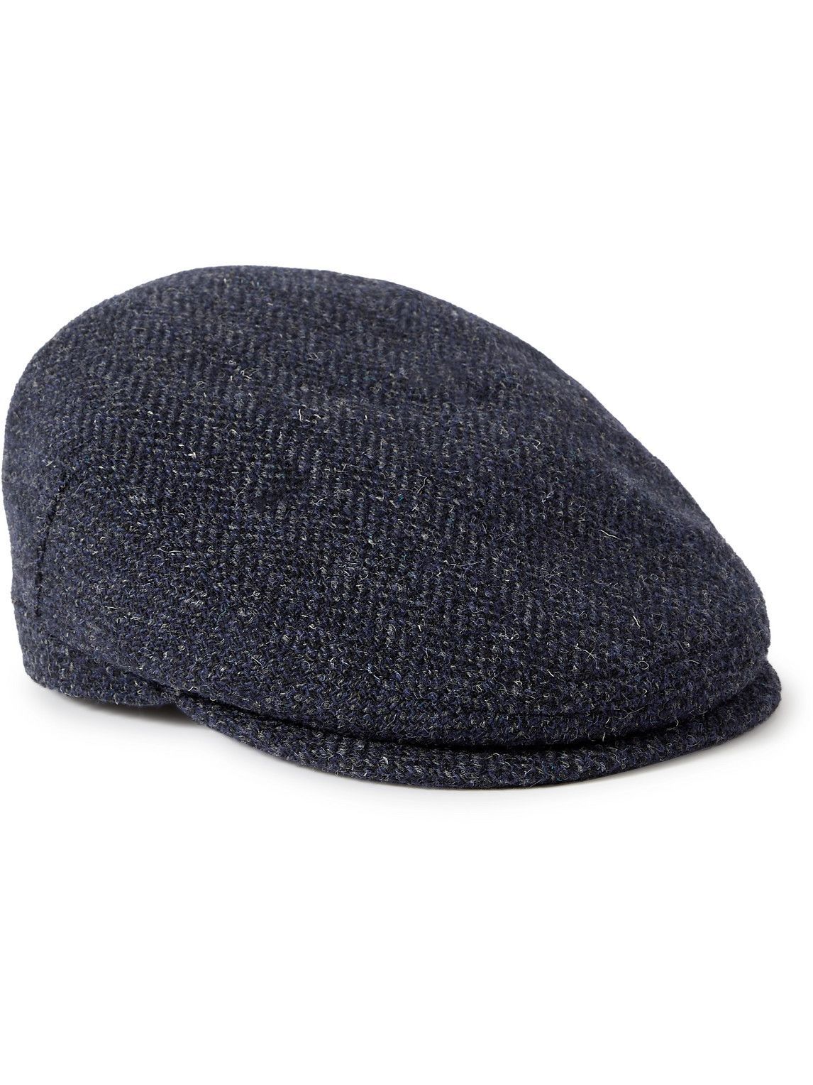 Kingsman - Lock & Co Hatters Checked Wool-Tweed Flat Cap - Blue Kingsman