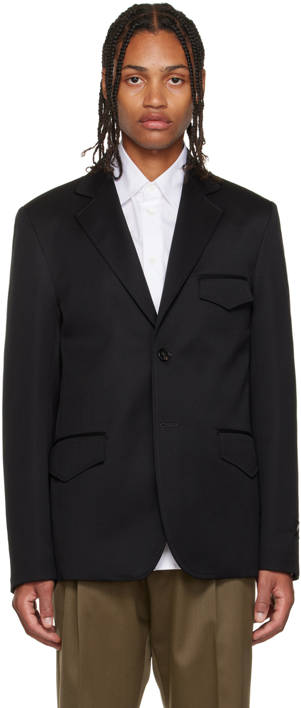 Marni Black Single-Breasted Blazer Marni