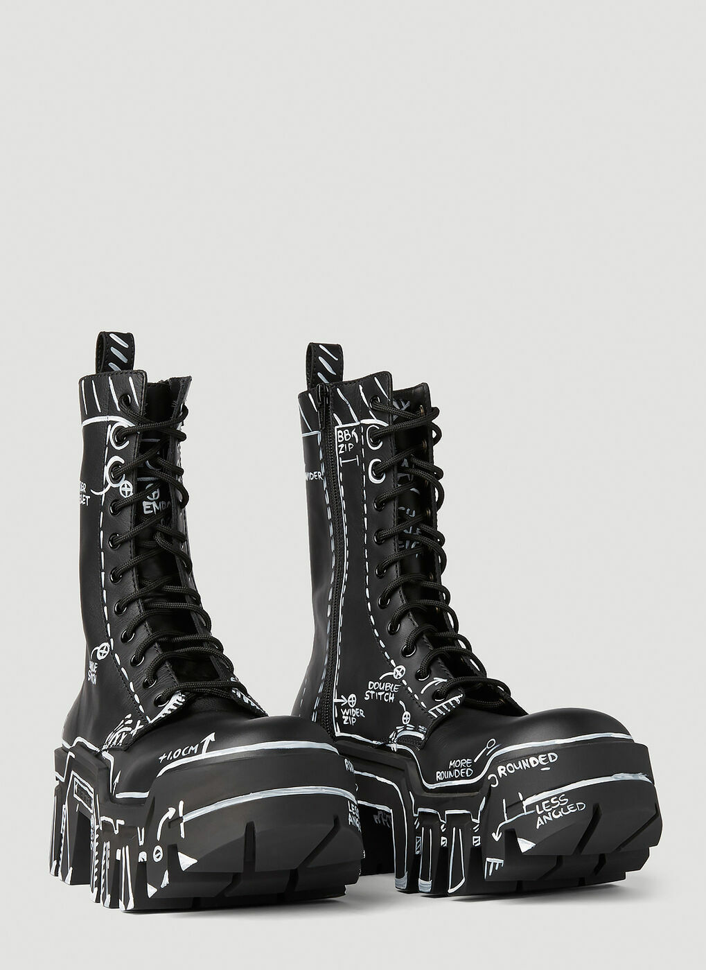 Balenciaga - Bulldozer Boots in Black Balenciaga