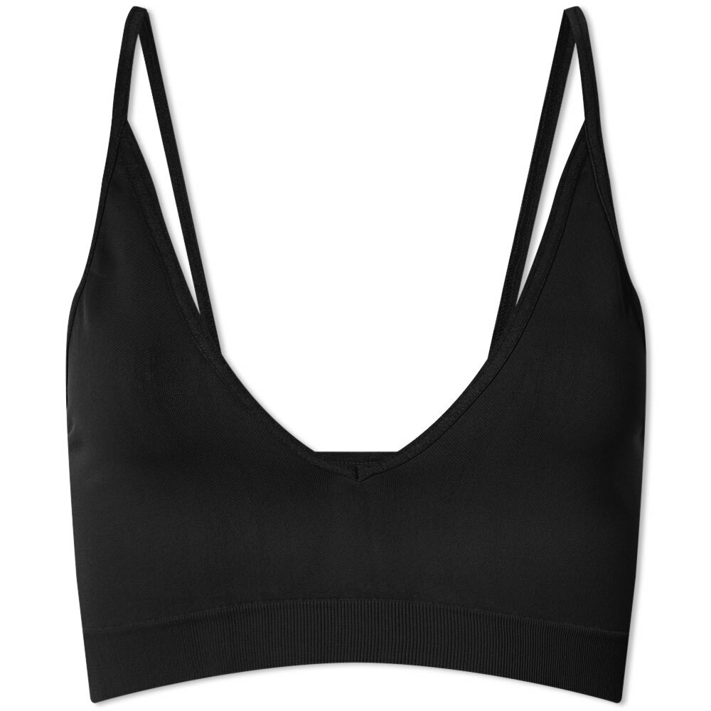 Rick Owens Women's Knit V Bra in Black Rick Owens