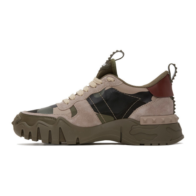 valentino rockrunner pink khaki camo