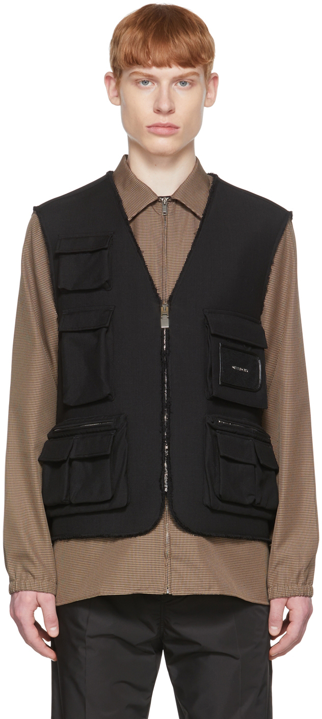 Givenchy Black Wool Vest Givenchy