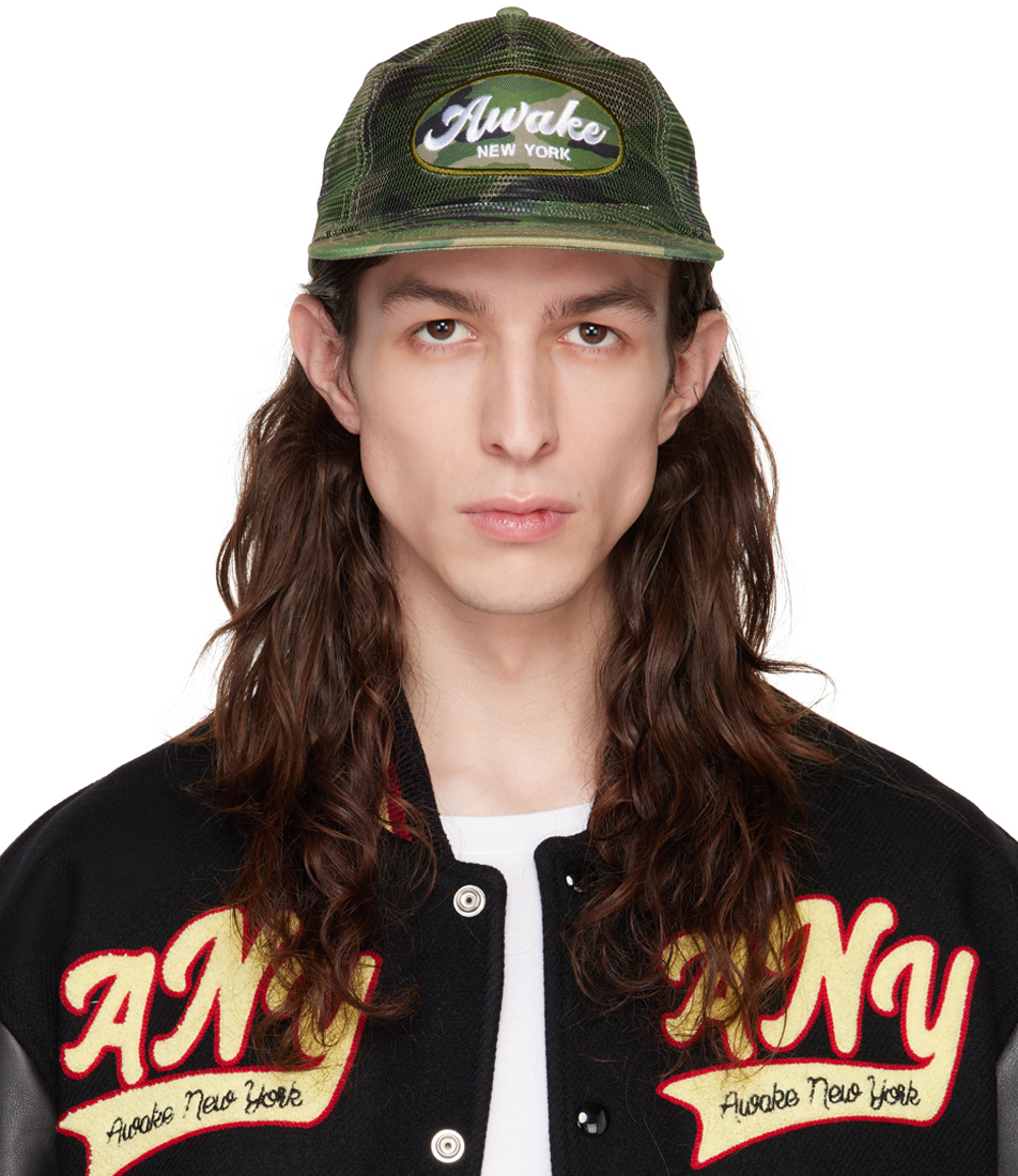 Awake NY Khaki Mesh Cap Awake NY