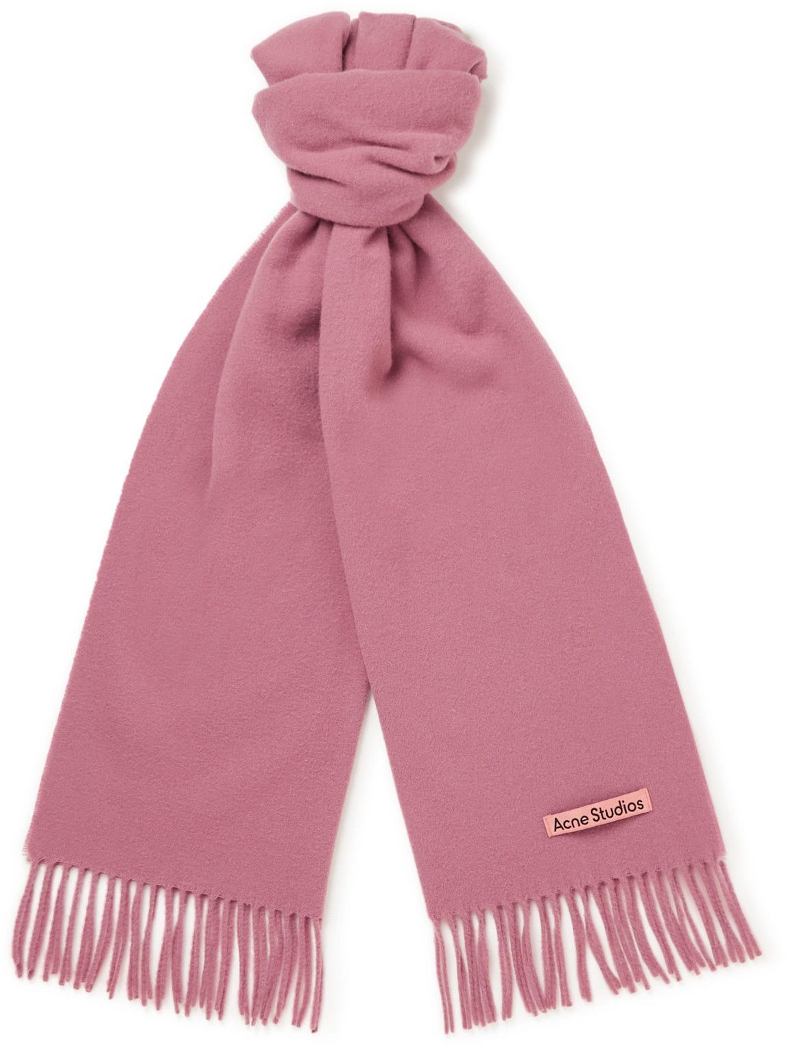 Acne Studios Fringed Wool Scarf Acne Studios